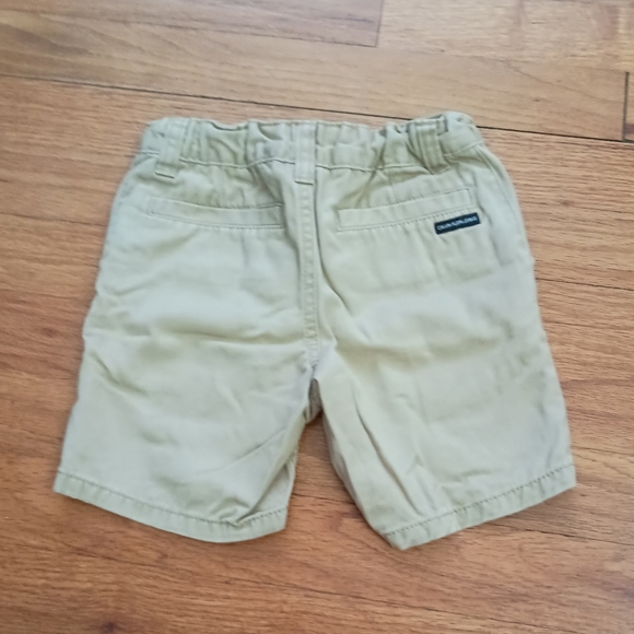 3/$10 🌟 Boys Kids 3T CK Calvin Klein Jeans Khaki Tan Cream Colored Shorts Pants - Picture 6 of 9